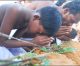 Thousands offer bali on Karkidaka vavu