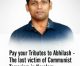 Pay your tribute to Abhilash – The last victim of Communist Terrorism in Keralam