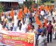 Massive Bajrangdal protest Rally in Thiruvananthapuram